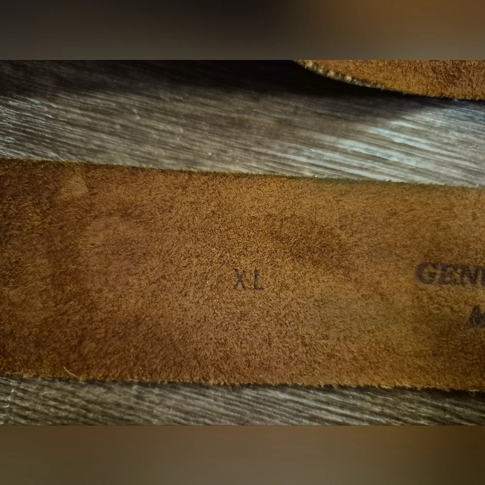 Brown Studded Women's Belt